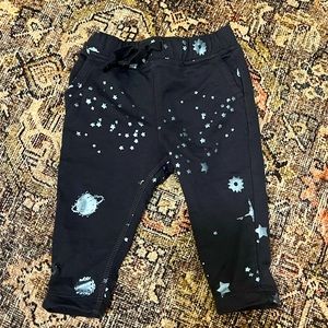 Tea Collection Metallic Print Jogger